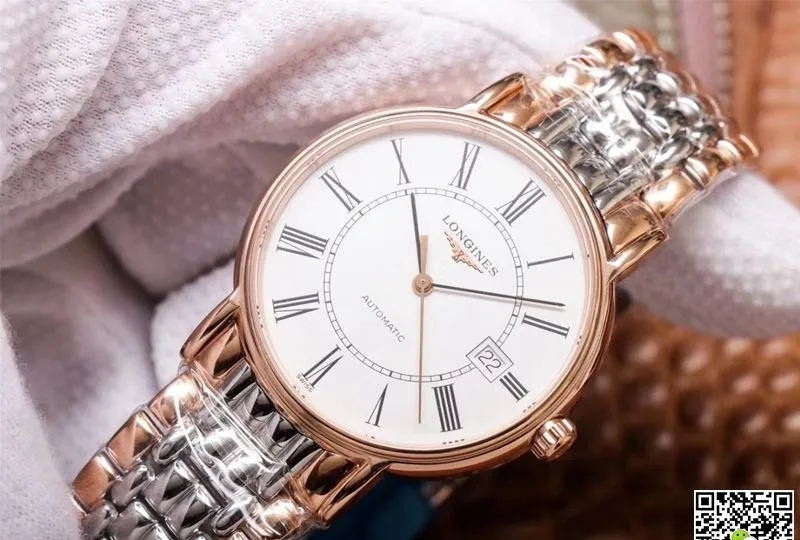 Longines Presence L4.921.1.11.7 RM Factory 1:1 Best Edition Replica Watch Stainless Steel Bezel